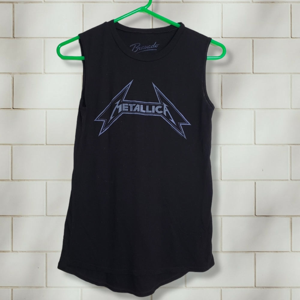 Bravado Women's Size XS Sleeveless Black Metallica Shirt